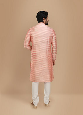 Modish Light Pink Kurta Set image number 4